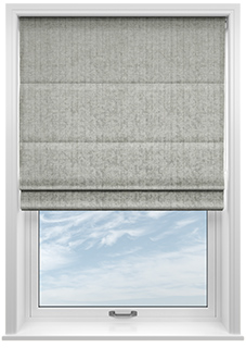 Teine, White Opal - Motorised Roman Blind